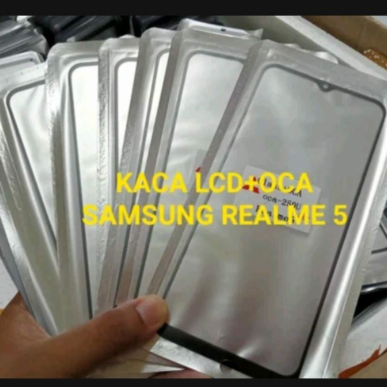 KACA LCD KACA DEPAN LCD PLUS OCA REALME 5