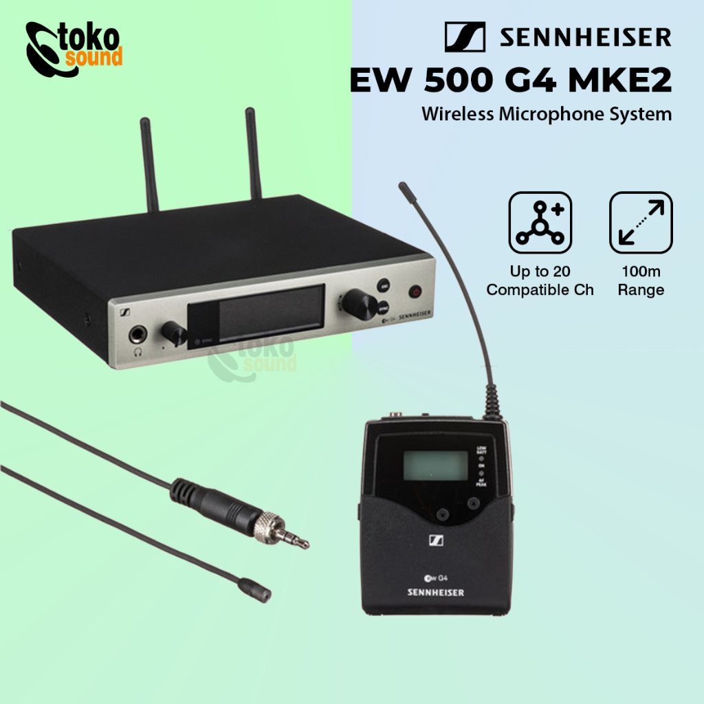 Sennheiser EW 500 G4 MKE2 - Wireless Lavalier Mic System Original