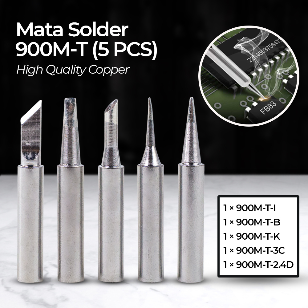 Kepala Mata Solder 900M-T 5 PCS High Quality Copper