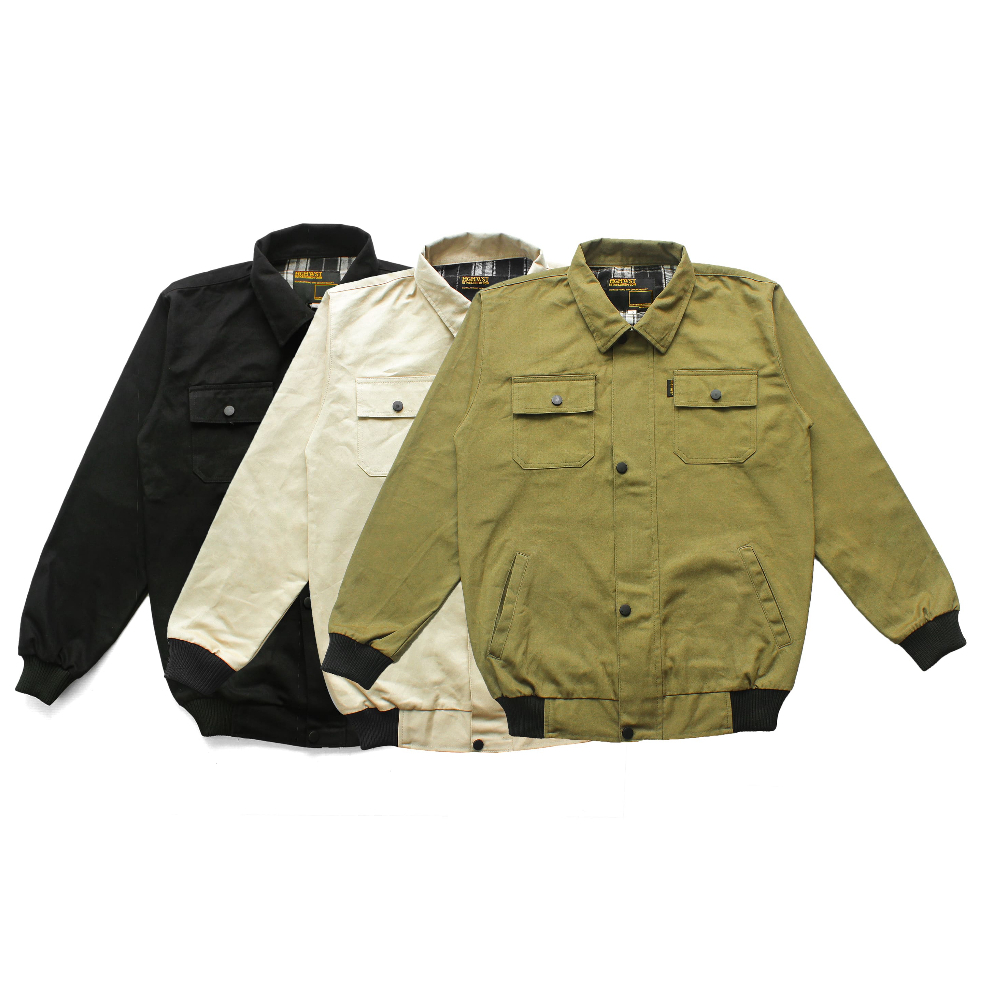 (3 Warna) HIGHWEST Arion Jacket Cotton Twill Premium Pria Wanita