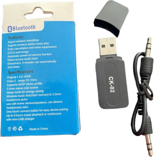 USB WIRELESS MUSIC RECEIVER BLUETOOTH RECEIVER AUDIO MUSIK AUX/USB