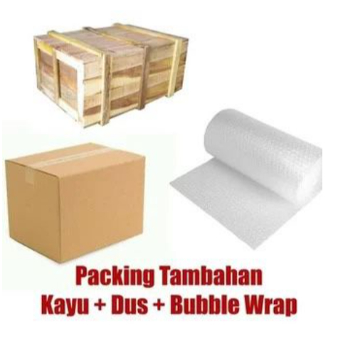 

paket extra packing buble wrap dan packing kayu tebal