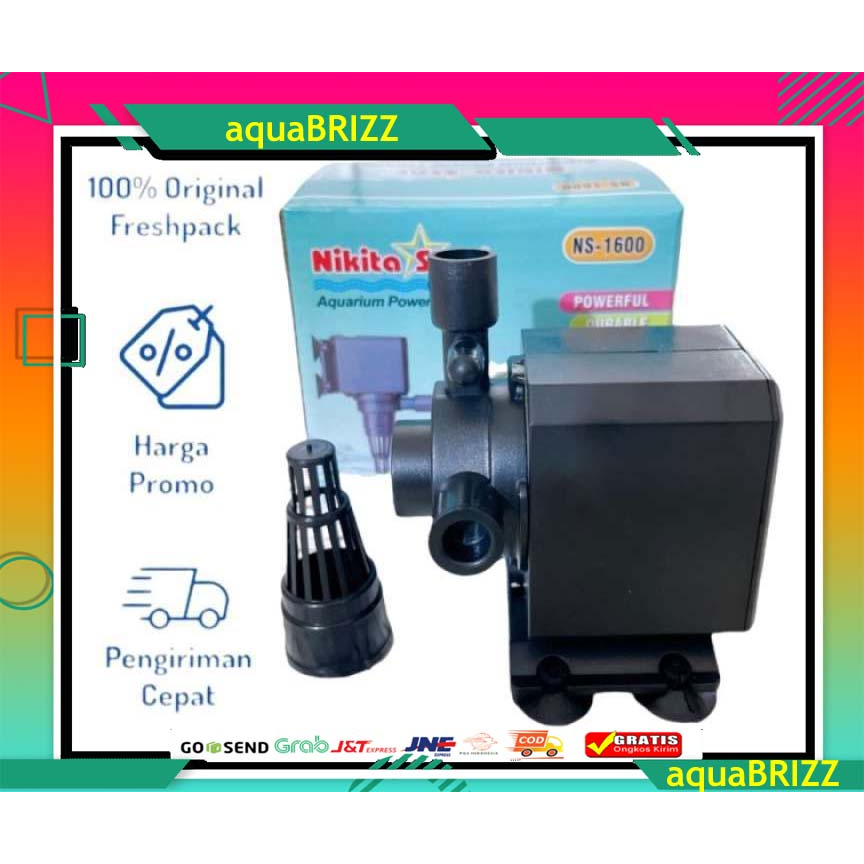 NIKITA STAR NS 1600 NS1600 Power Head Mesin Pompa Aquarium Aquascape