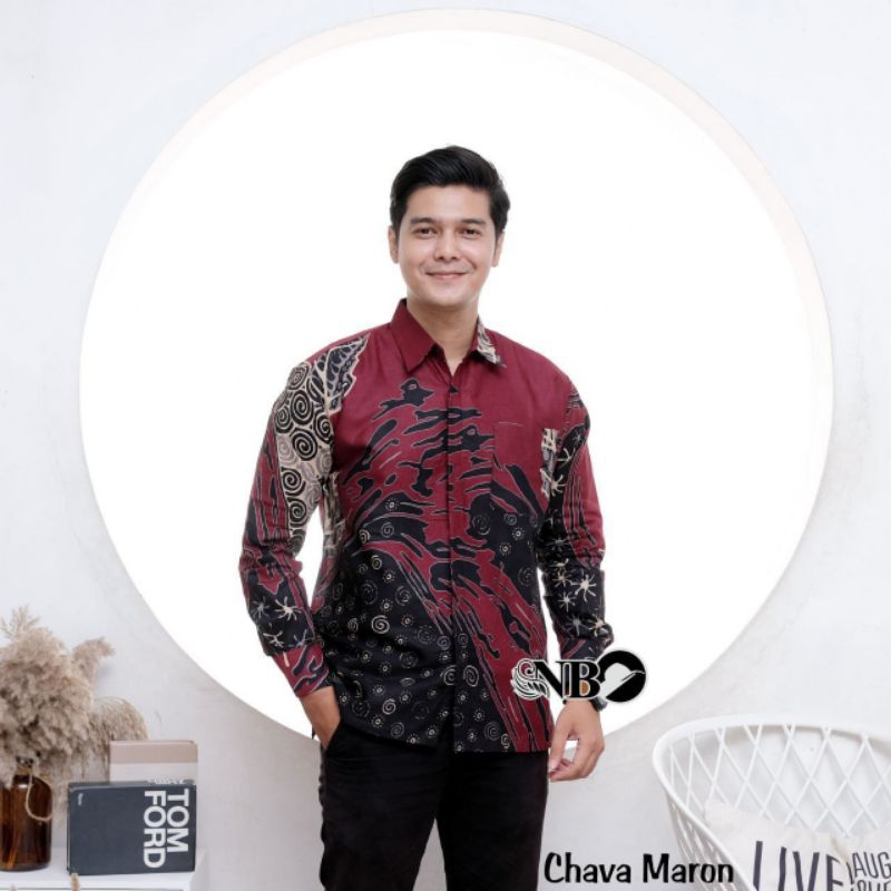 Batik Couple NotoArto Batik IPNU-IPPNU Kemeja Pria Sogan Lawasan Manuk Kembar Katun Cap Solo 2564