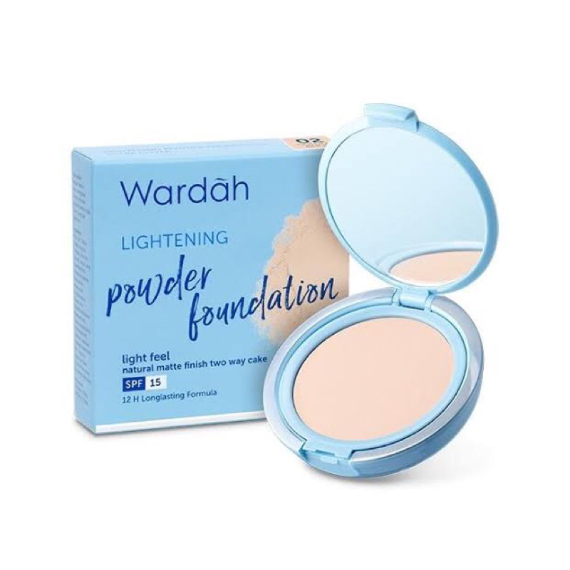 BEDAK TWC WARDAH / WARDAH LIGHTENING POWDER FOUNDATION / TWC LIGHT FEEL