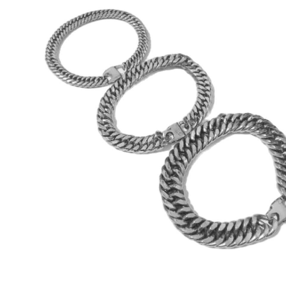 GELANG PRIA/GELANG BAJA PUTIH PRIA/GELANG MONEL/GELANG BESI PUTIH ASLI