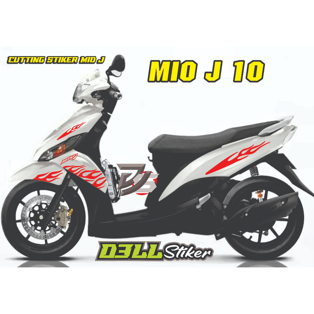 STIKER MIO J CUTTING STIKER MIO J STIKER MODEL API STIKER MIO J SCOOPY GENIO VESPA SUPRA
