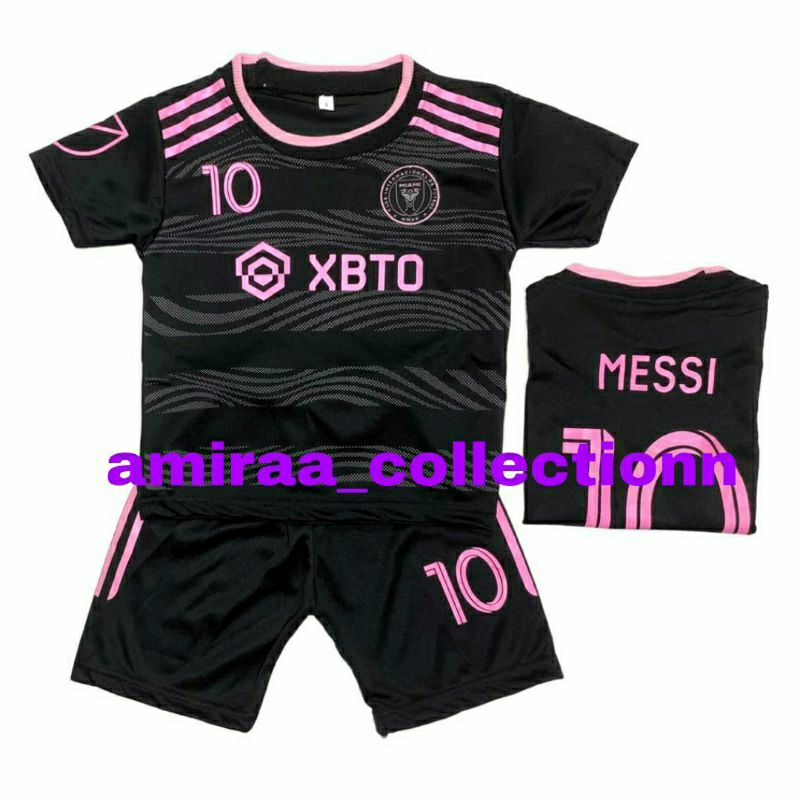 SETELAN BAJU BOLA ANAK INTRMIAMI TERBARU SET JERSEY ANAK LAKI LAKI COD