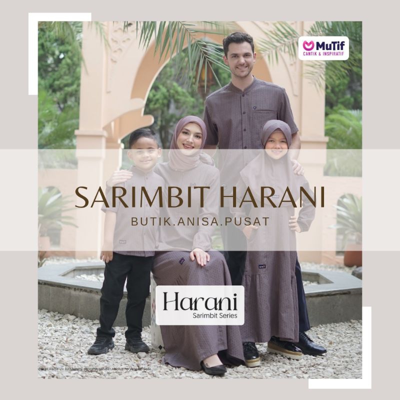 Sarimbit Mutif 2023 Sarimbit Harani Wild Purple Gamis Harani Koko Hamizan Wild Purple