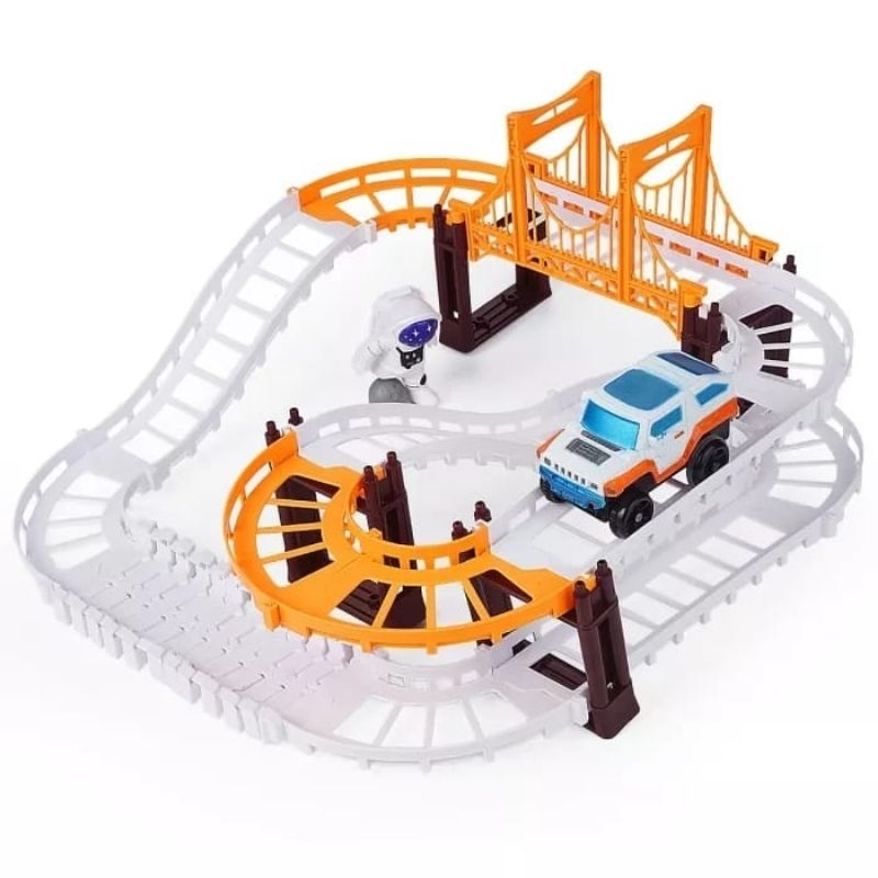 {DS} Mainan Track Mobil Model Luar Angkasa Outer Space Track / Mainan Mobil