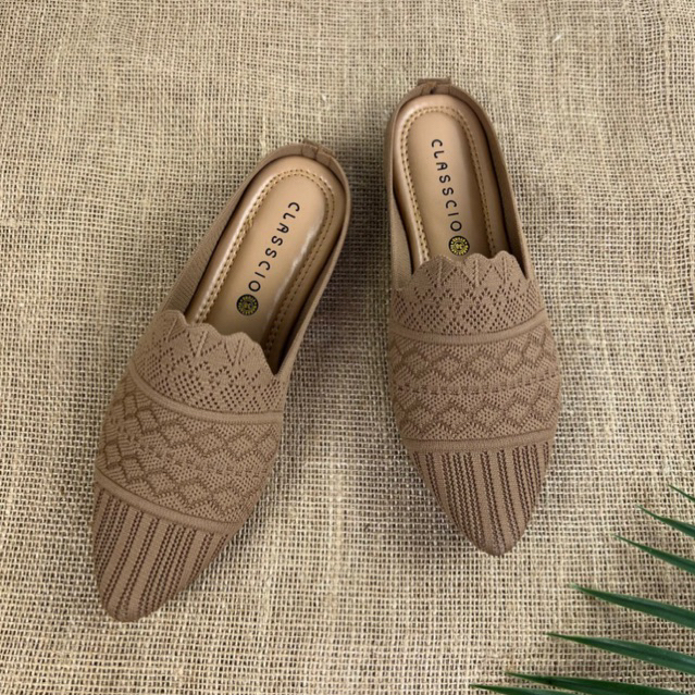 MARASYAFFA - SEPATU FLAT WANITA RAJUT MS 23