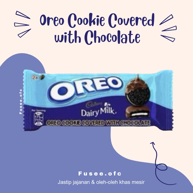 

Cadbury x Oreo - Oreo Covered With Chocolate - 33 gr / jastip mesir