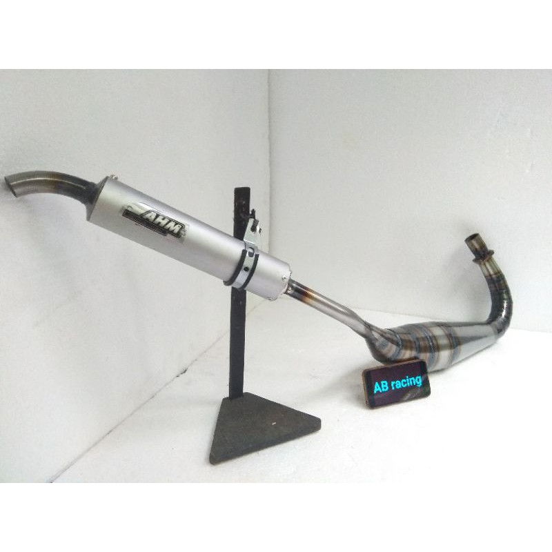 AHM Ekzos Suzuki Satria R120 Exhaust RGV 120 / RGX 120 / STINGER 120 / AKIRA 120 Type Repsol