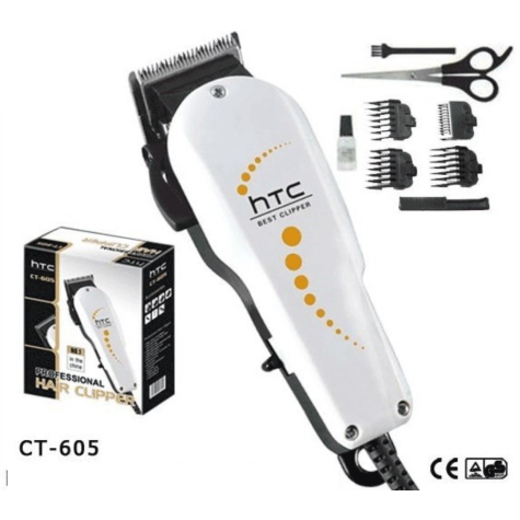Promo HTC Professional Hair Clipper with Attachment - CT-605 Berkualitas