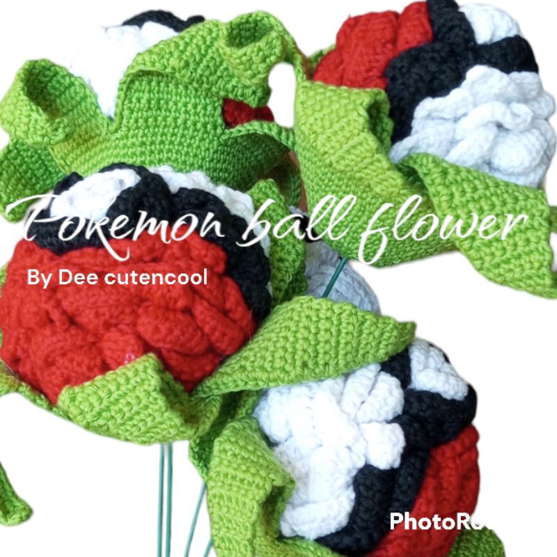 amigurumi_pokemon_ball_flower_rajut