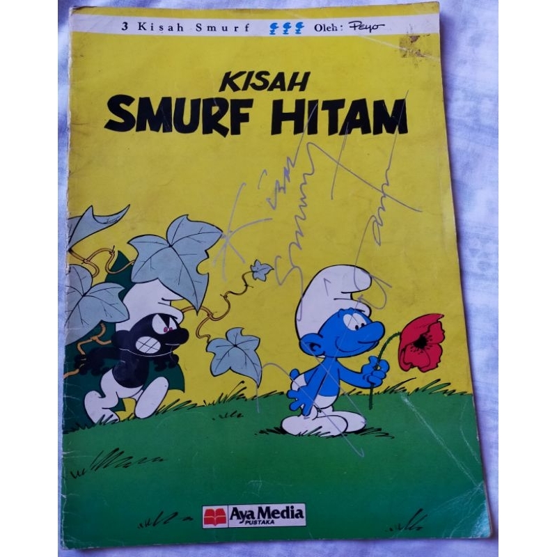 Komik Ukuran Besar Smurf : Kisah Smurf Hitam