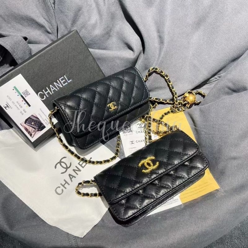 Sling Bag CH Mini Hitam Free Box