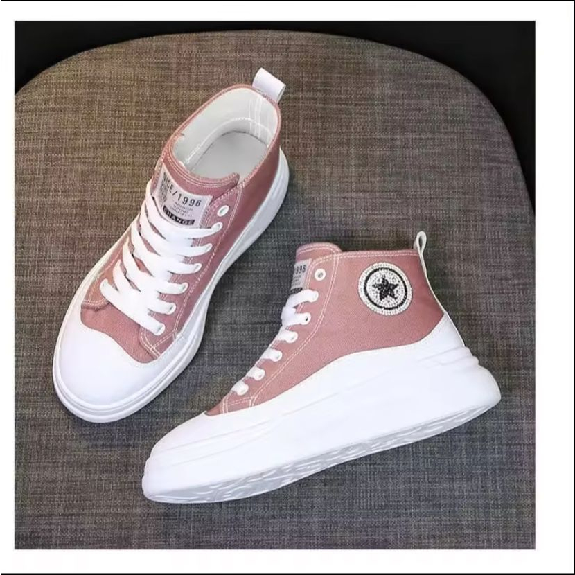 YASMINALSHOP 11- ALSTAR CONVRESE Boots Korean Style Sneakers IMMPORT Wanita Sepatu Semi Boot Bot Fashion Sneaker Tali Cantik Model Terbaru Paling Dicari Produk Lokal Kualitas Import