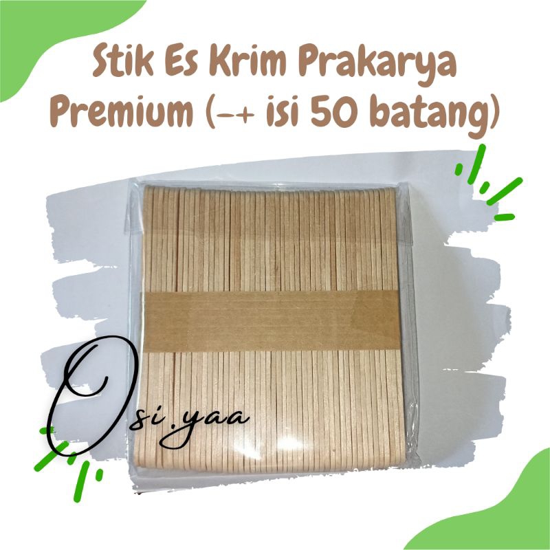 

Stik Es Krim Polos Premium (-+ isi 50 Batang)