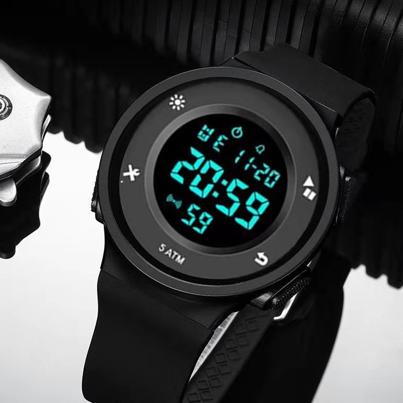 Jam Tangan Digital Sport Wach Kekinian Untuk Pria dan Wanita LED Strap Rubber Fashion Import