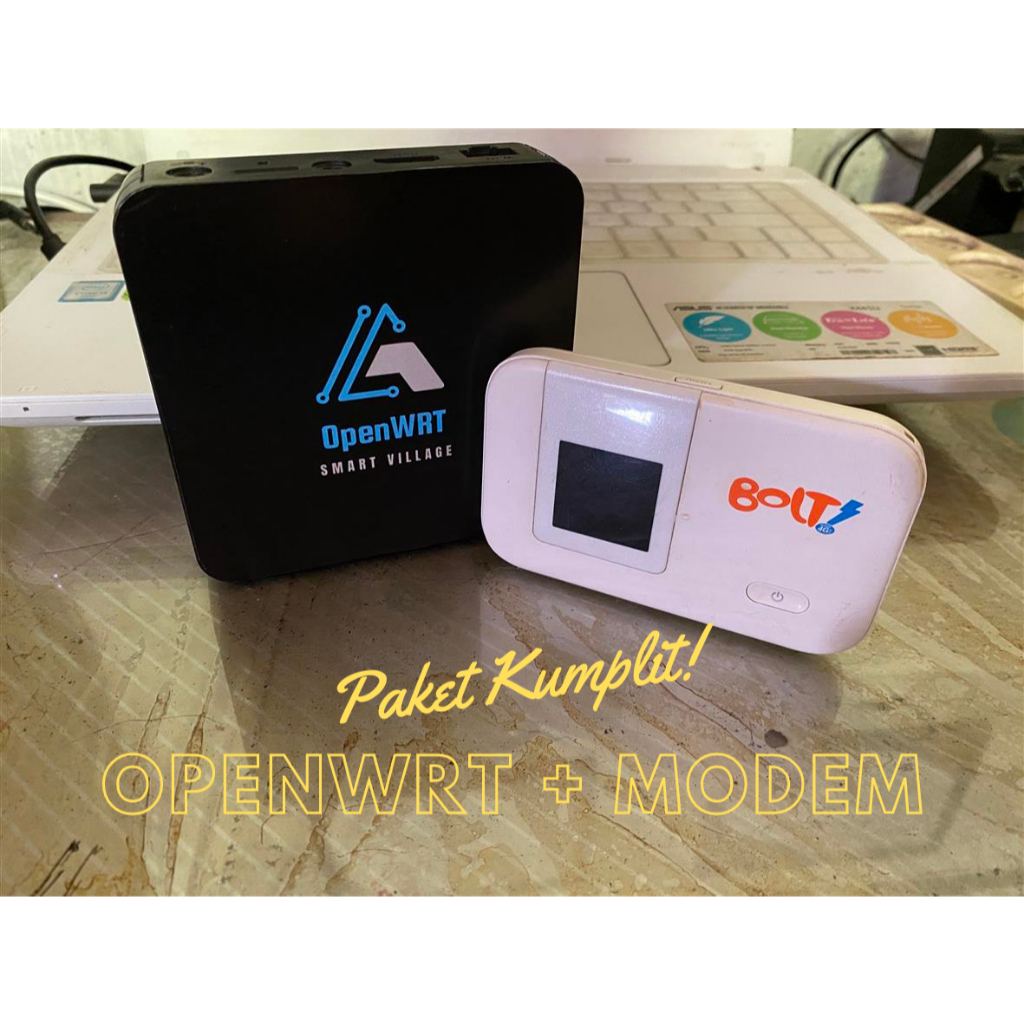 Paket Lengkap STB OpenWrt dan Modem