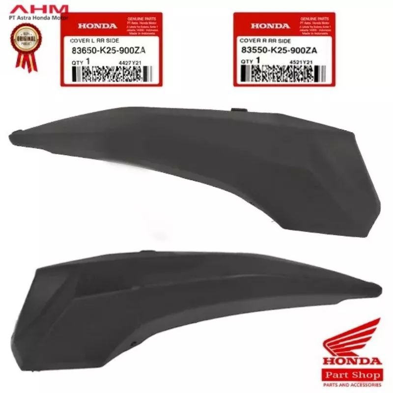 83550-K25-900ZA 83650-K25-900ZA Sambungan Body Belakang Beat Fi 2012-2016 Original