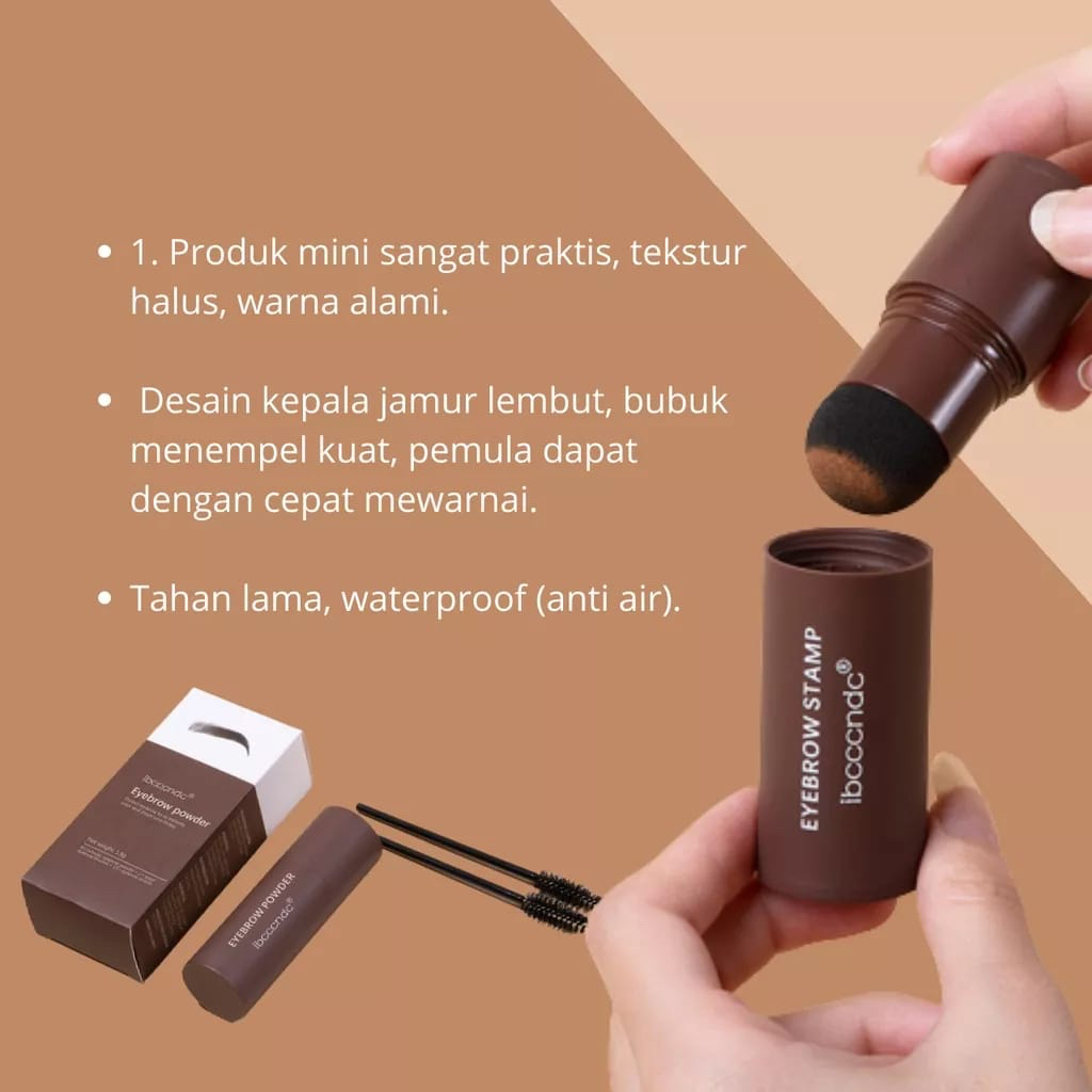 ✿ELYSABETHME✿  FEALI Eyebrow powder ki set cetakan alis eyebrow stamp