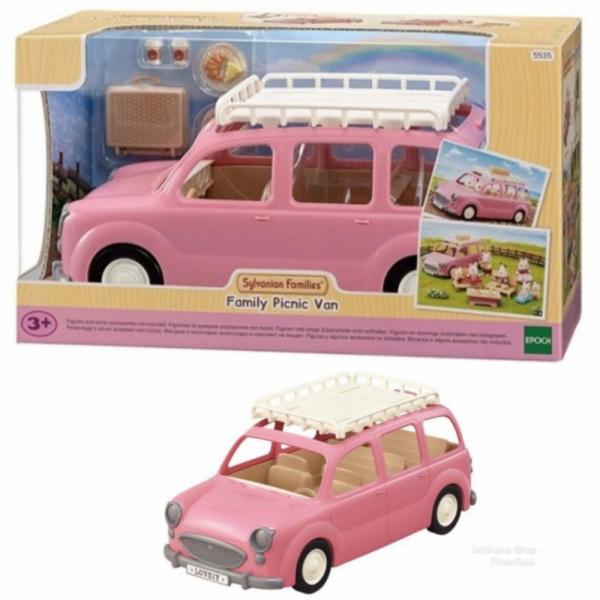 

Dijual Mobil Boneka Sylvanian Family Picnic Van 8 Seater Pink 5535 Murah