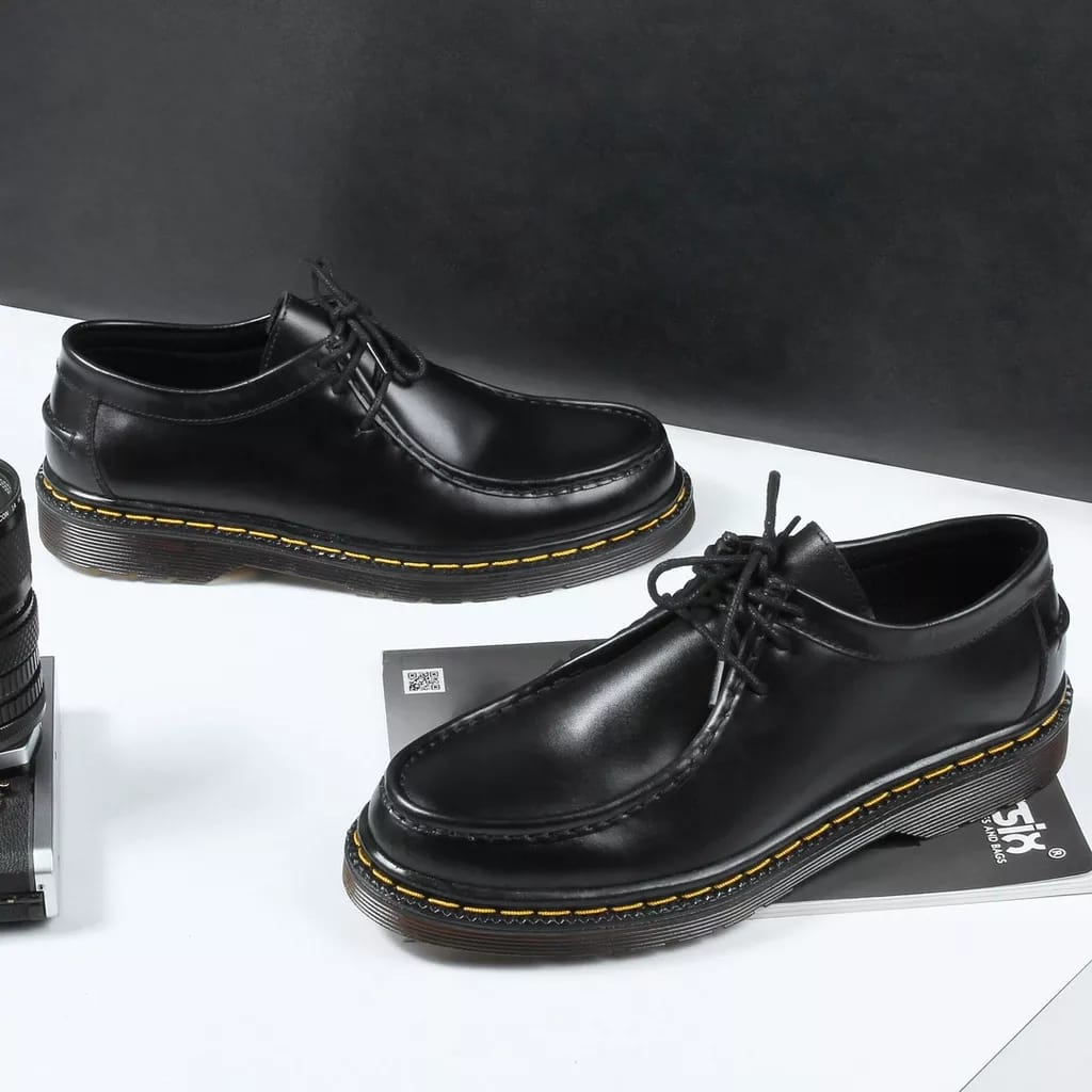 Athar Crested - Sepatu Boots Pria Kulit Asli