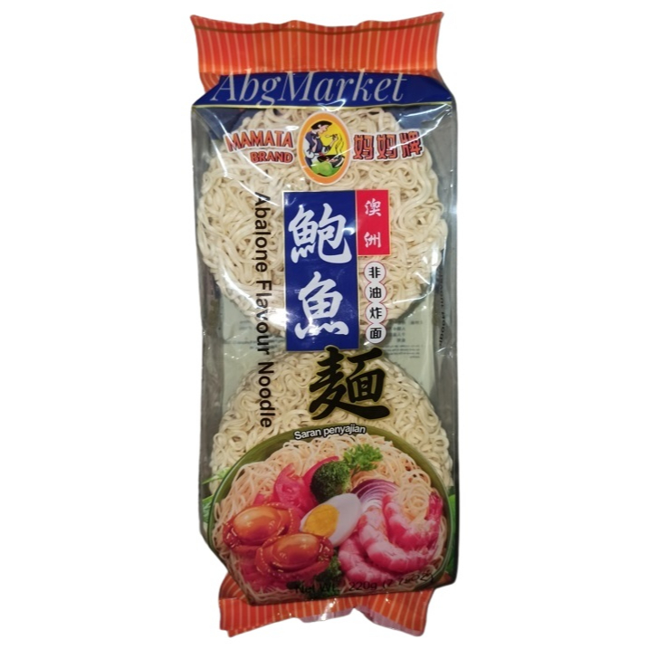 

Mamata Abalone Noodle/ Mie Keriting/ Mi Instan/ Instant Noodle 220gr