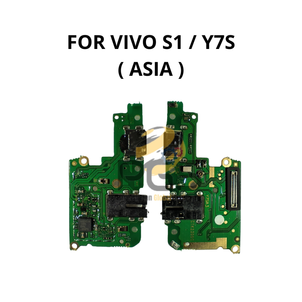Papan pcb cas / charger Vivo S1 / Y7S ( Asia ) ori