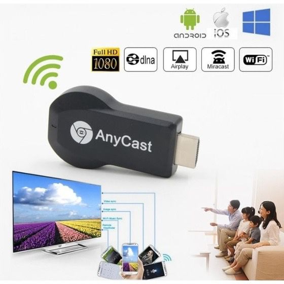 Mediatech Anycast dongle WiFi Display Miracast HDTV Dongle Airplay 1080P  display receiver tv 4K air mirrorlink handphone m2 plus m4plus m9+ GROSIR BY.SULTAN ROXY
