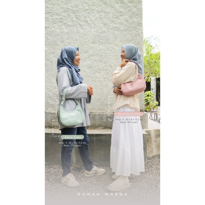 Sling Bag Rumah Warna Genio Warna Green