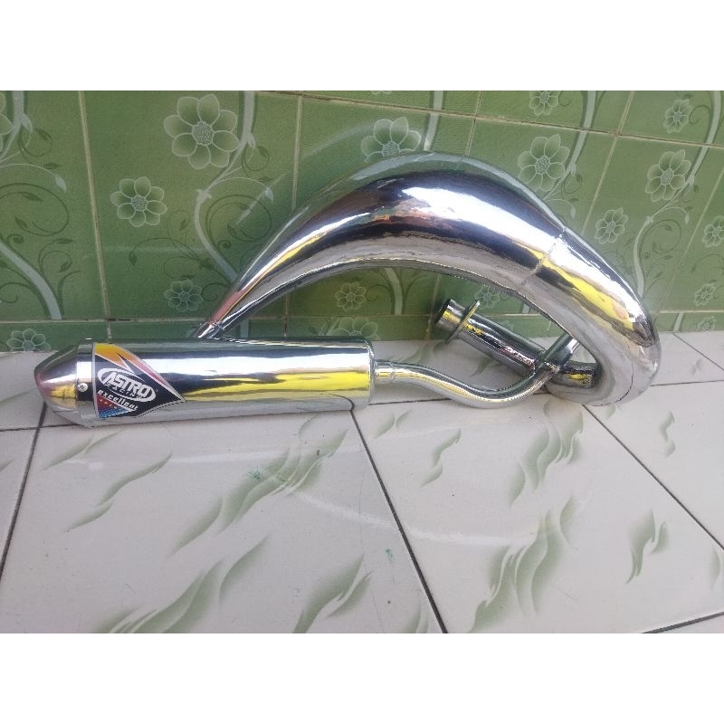 knalpot RX z trail pnp rangka kx85 fullkrum