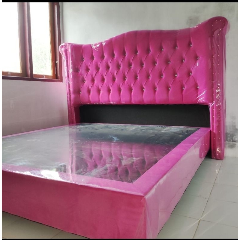 Divan+sandaran Divan Costum dipan tempat tidur jaguar Bludru