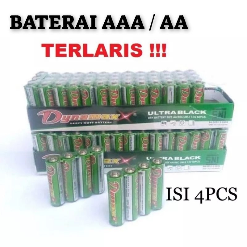 [ 4 PCS ] BATERAI AAA BATERAI A3 / A2
