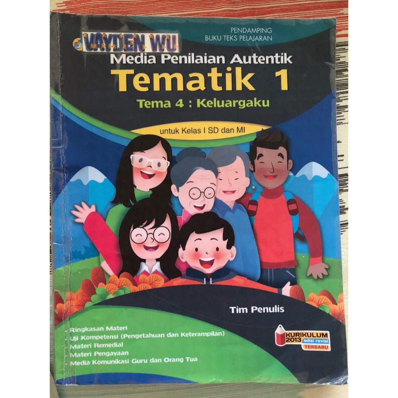 Tematik 1 tema 4 keluargaku kelas 1
