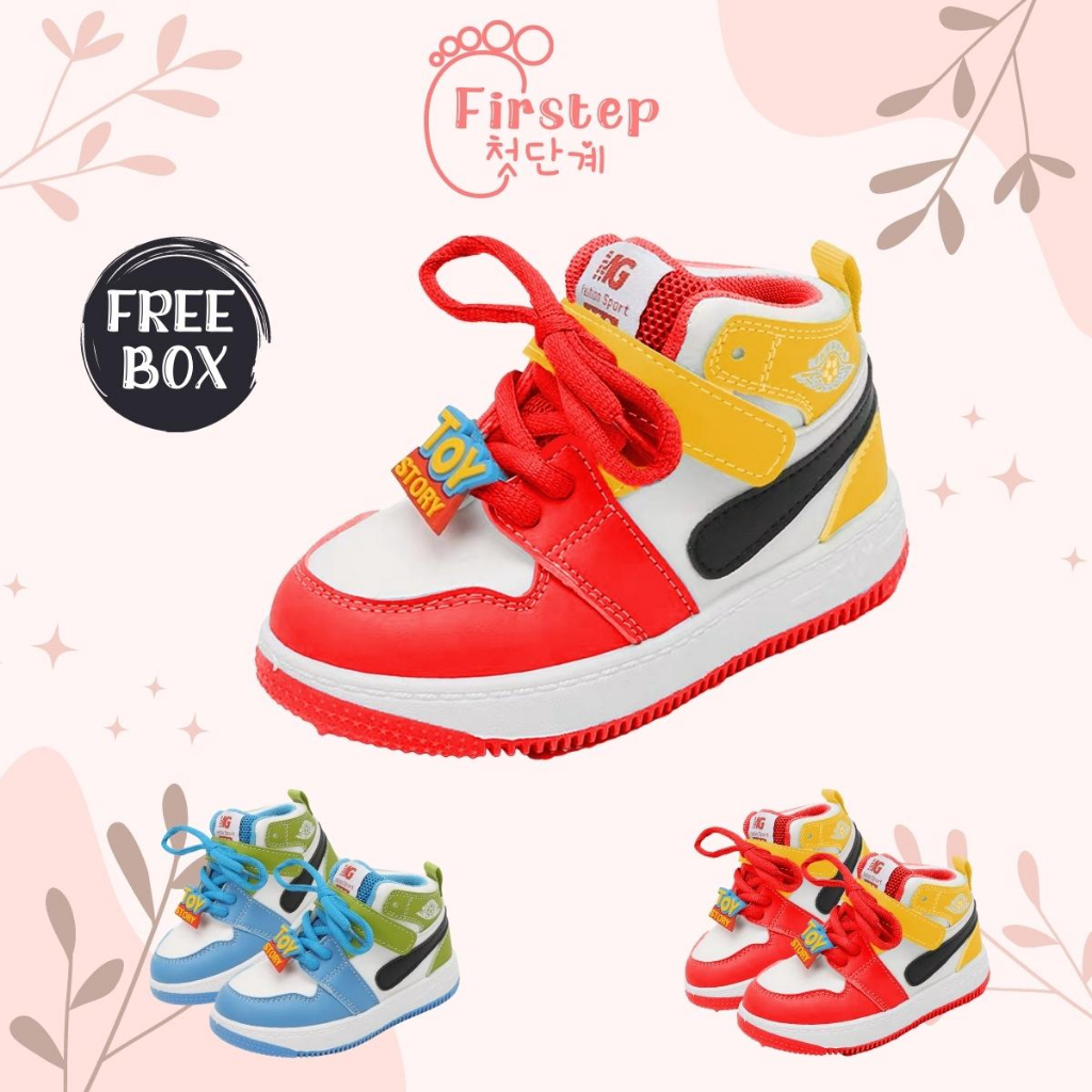 Sepatu Anak Perempuan Dan Laki Laki Import Sneaker Anak Usia 1-5 Tahun FS148