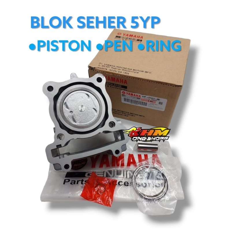 blok seher jupiter mx old new 5YP yamaha komplit lengkap piston ring pen dll block cylinder