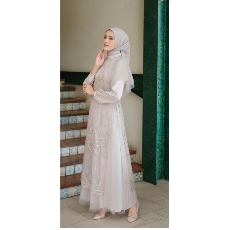 Humaira Series Dress by Akita.id LIGHT BROWN SIZE M