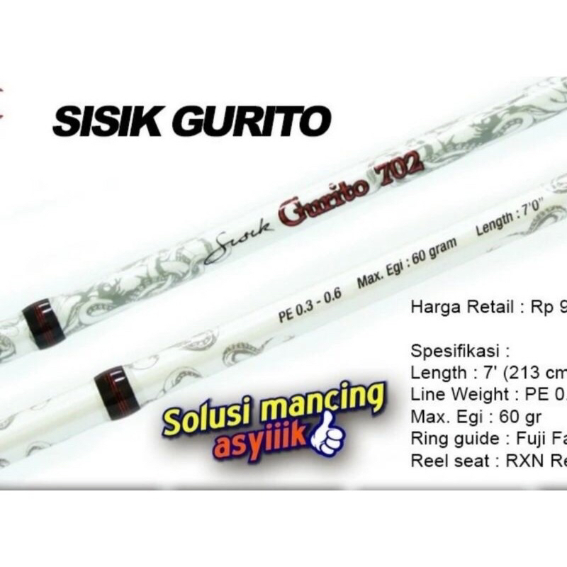 Joran Relix Nusantara Sisik Gurito 702 Ring Fuji