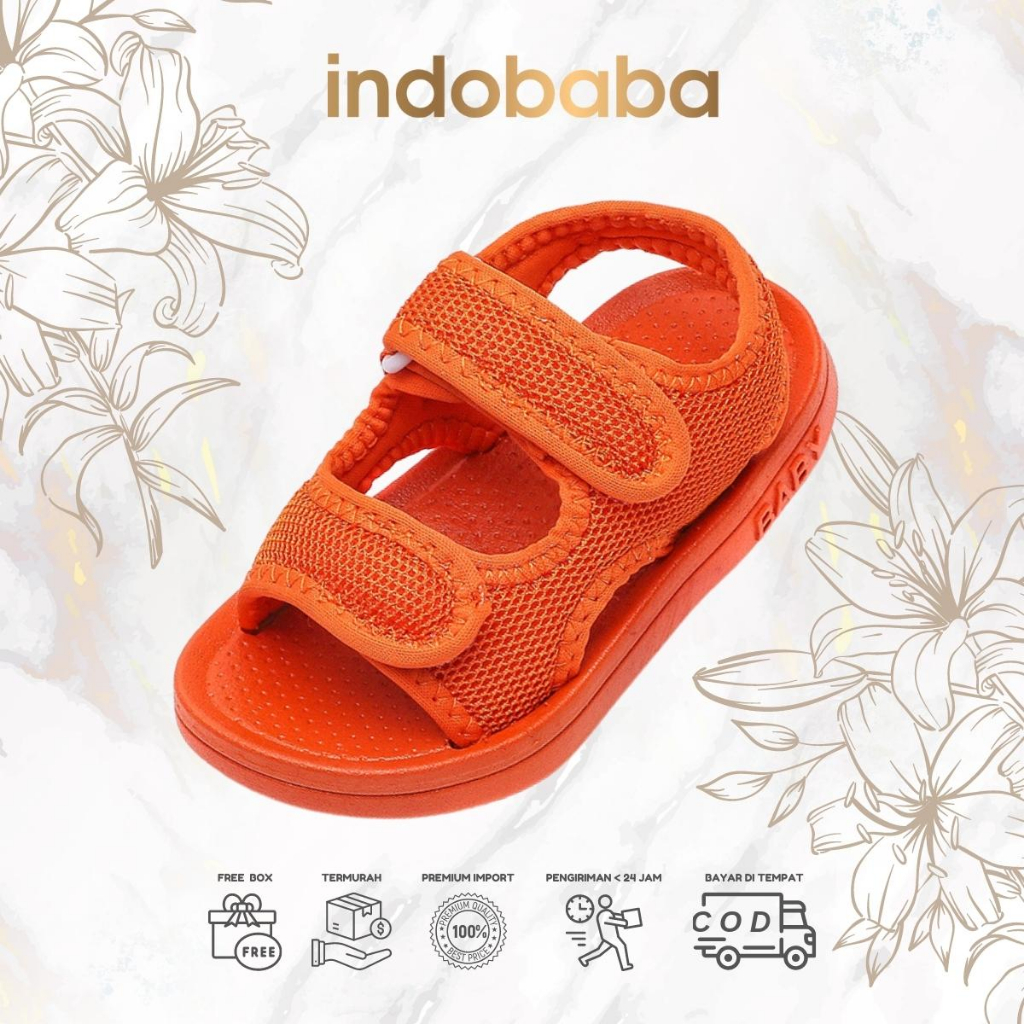 ✅INDOBABA✅ Sepatu Sandal Anak Perempuan dan Laki Laki Bahan Eva Sandal Import Korea Style #881258