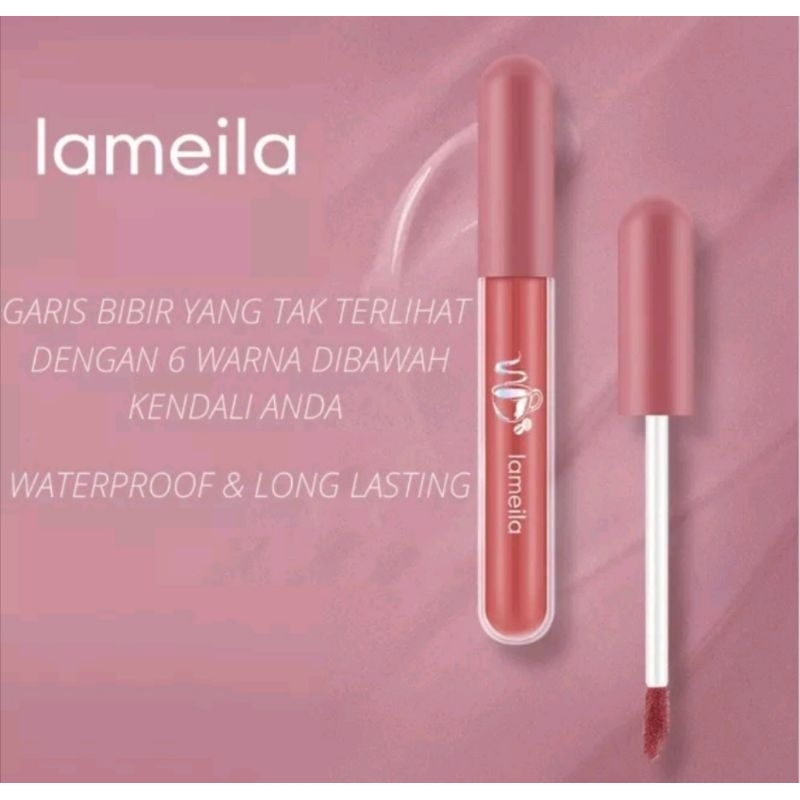 Lipstick SILKY Anti Air Lip Glaze LAMEILA Lipstik Waterproof Velvet Lip Gloss