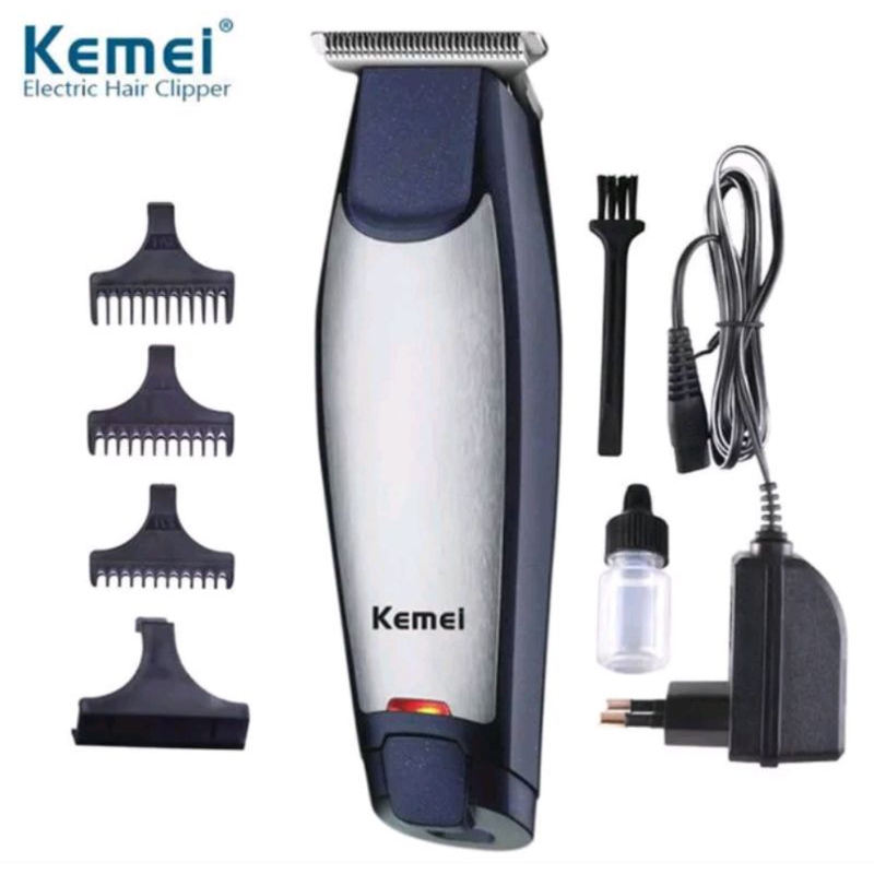 alat cukur rambut praktis baterai charging Kemei hair clipper