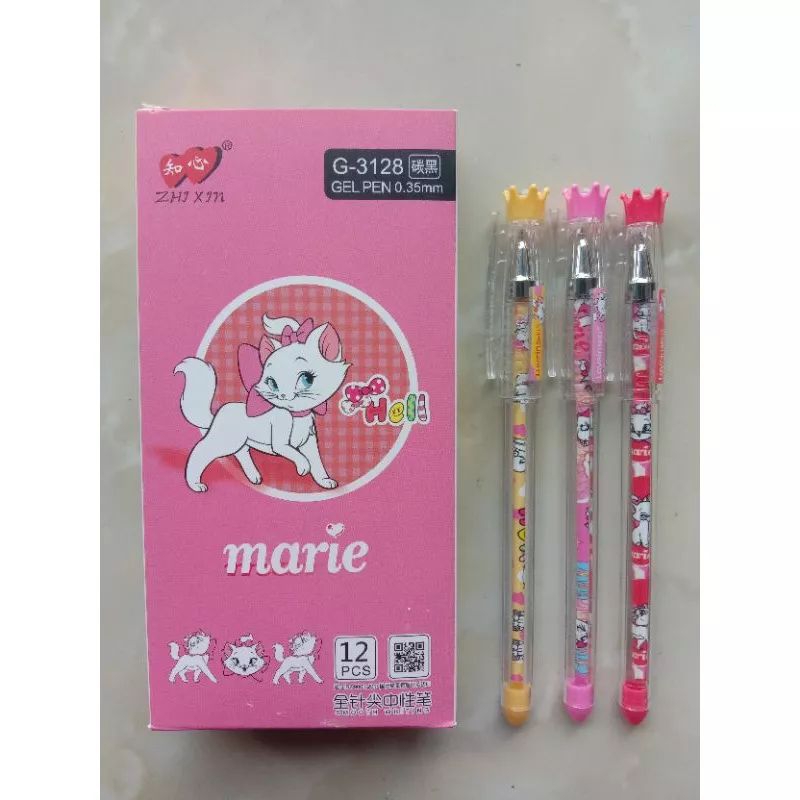 

Bolpoin Gel Zhi Xin G-3128 Bolpoin Hitam (3 pcs) Murah