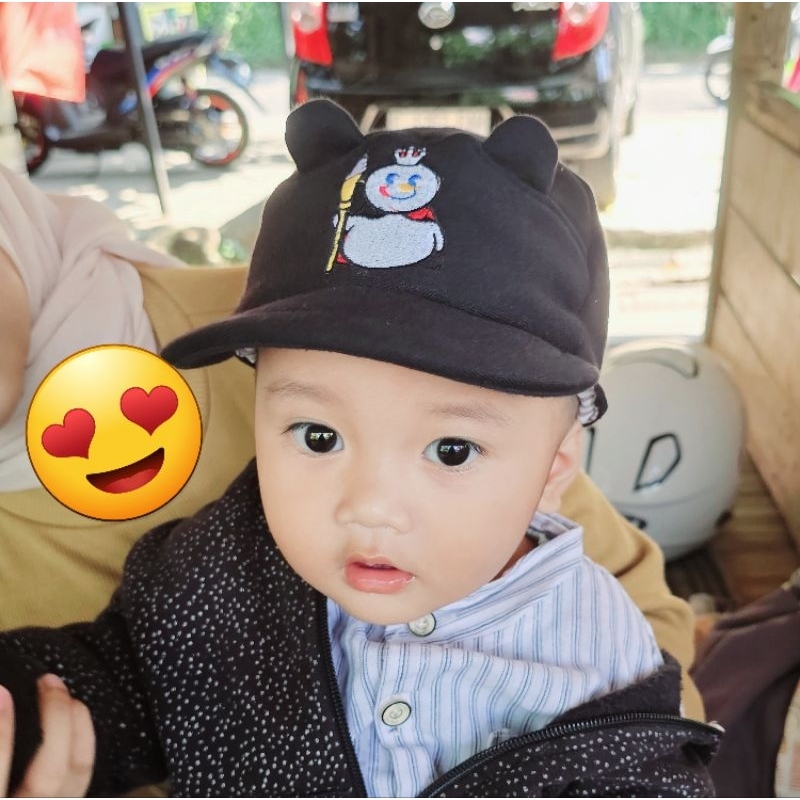 Topi Anak Bayi LucuTopi Mixue Virall 2023 Topi Bayi Basebal 0 sampe 12 bulan