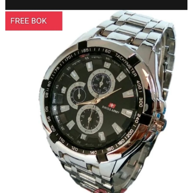 COD JAM TANGAN PRIA FREE BOK TERLARIS/JAM TANGAN RANTAI STAINLESS STEEL/JAM TANGAN COWOK TERMURAH
