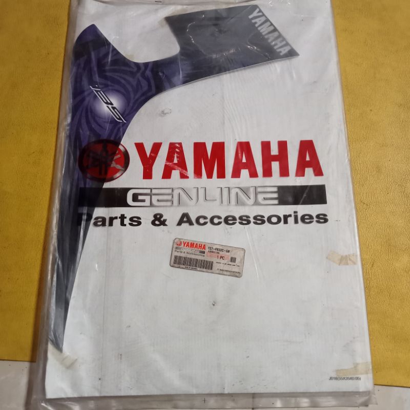 striping stiker sayap kanan Yamaha Jupiter MX 2009 biru original YGP