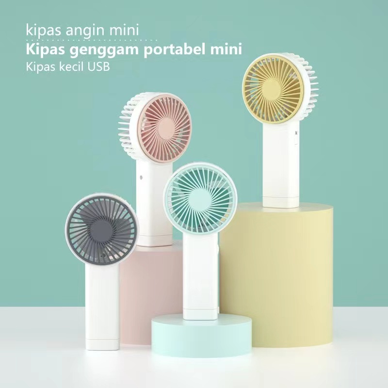 KIPAS ANGIN MINI GENGGAM Cute / Kipas Lipat PORTABLE / Mini Fan Kaca Lucu Mungil Simple