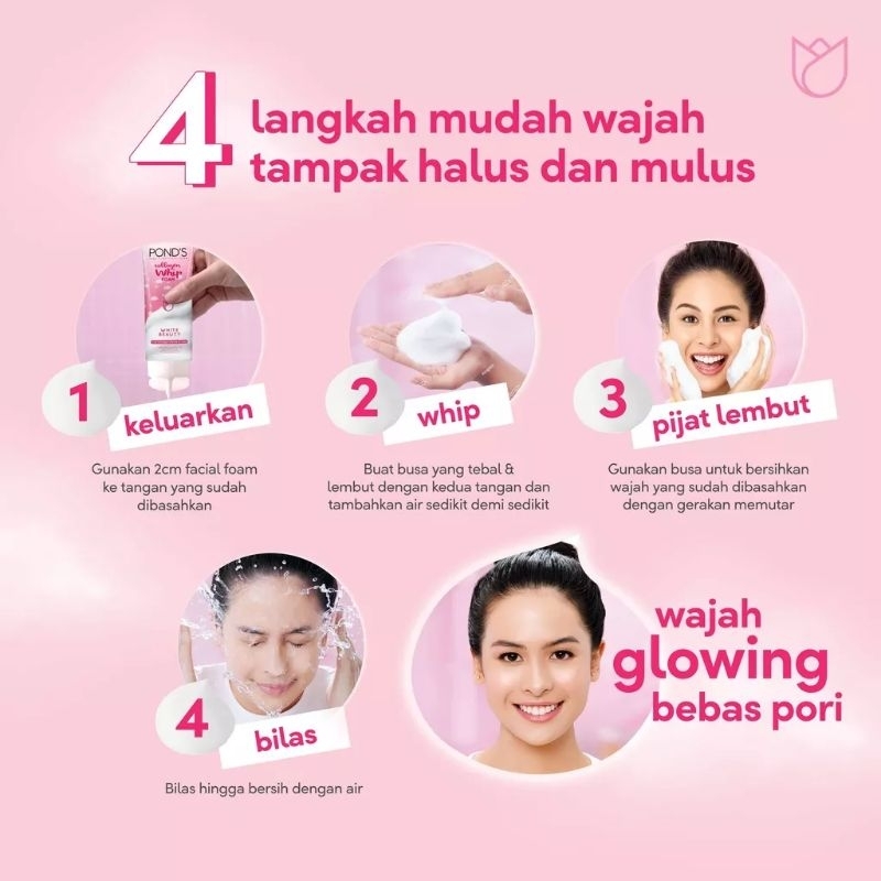 PONDS Whip Facial Foam With 10X Collagen Serum 100gr